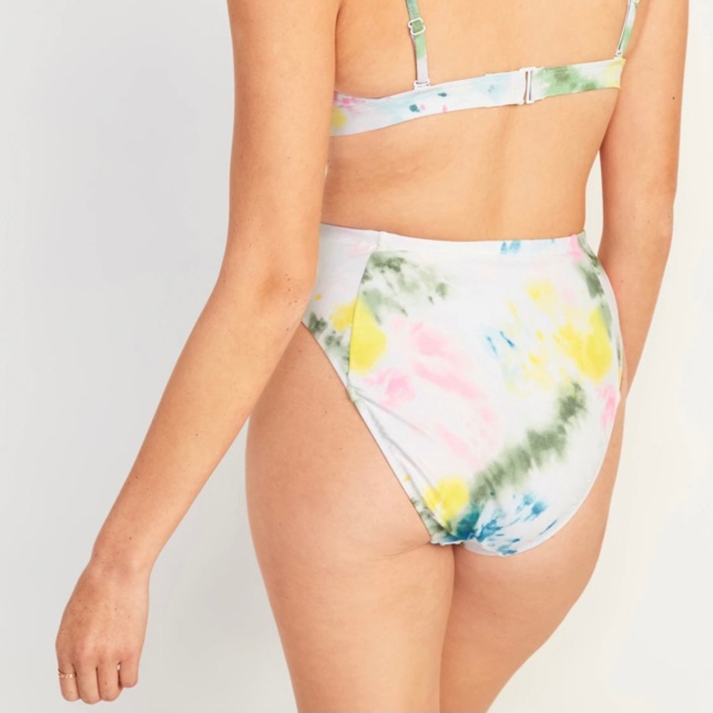CLEARANCE Old Navy—High-Waisted Tie-Dye Bikini Swim Bottom NWT - Picture 3 of 12